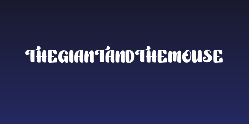 TheGiantandtheMouse Social Header