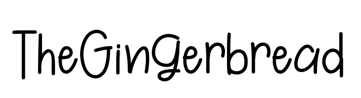 TheGingerbread  baixar fontes gratis
