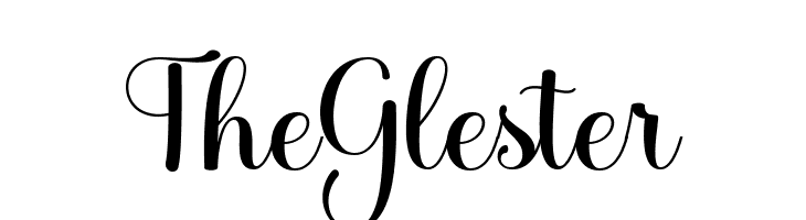 TheGlester  Скачать бесплатные шрифты