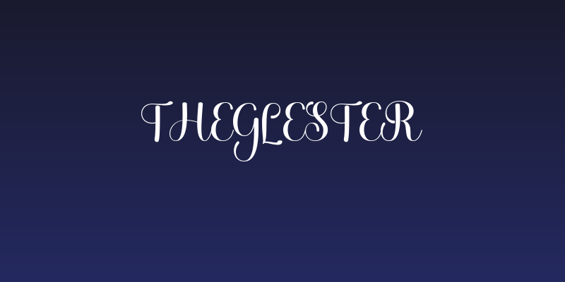 TheGlester Social Header