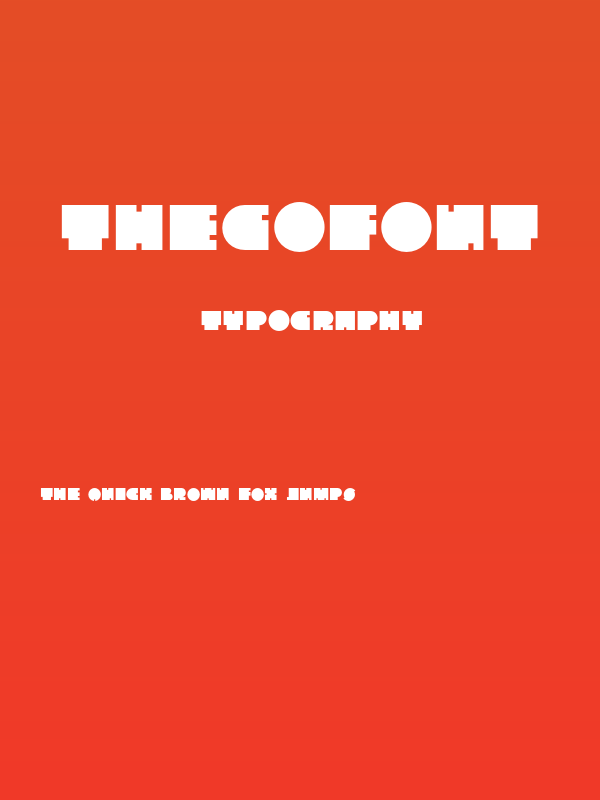 TheGoFont Poster