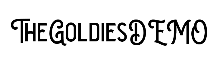 TheGoldiesDEMO  Frei Schriftart Herunterladen
