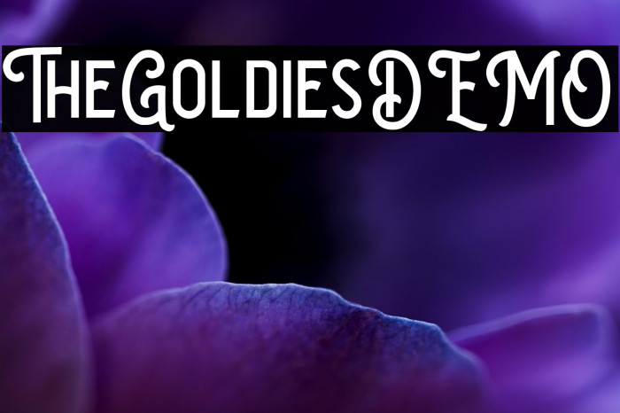 TheGoldiesDEMO Example 1