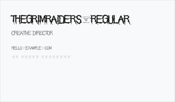 TheGrimRaiders-Regular Business Card