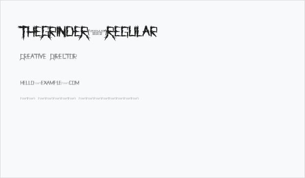 TheGrindeR-Regular Business Card