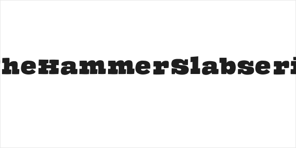 TheHammerSlabserif Logo
