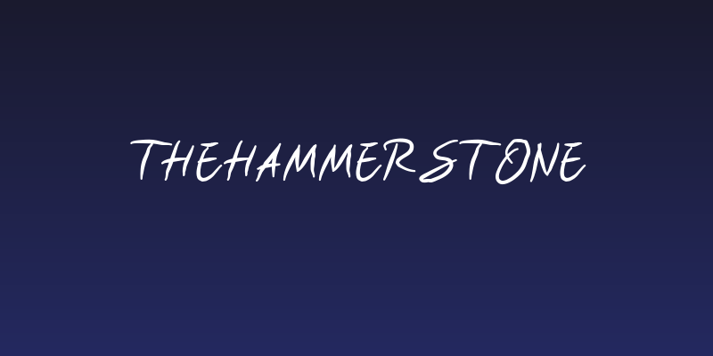 TheHammerstone Social Header