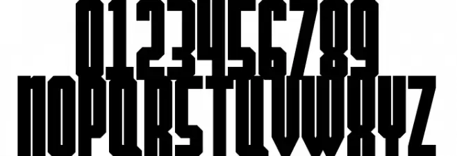 TheHangoverDecadeBold Font OTHER CHARS