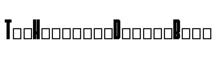 TheHangoverDecadeBold  フリーフォントのダウンロード