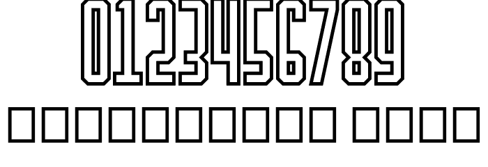 TheHangoverDecadeOutline Font OTHER CHARS