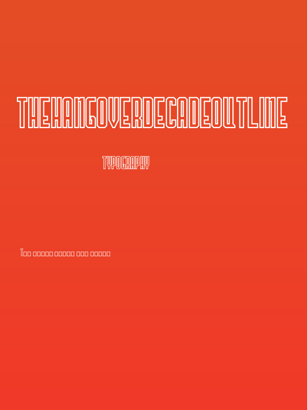 TheHangoverDecadeOutline Poster