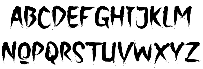 TheHoller-Regular Font UPPERCASE