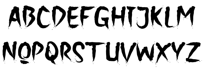 TheHoller-Regular Font LOWERCASE
