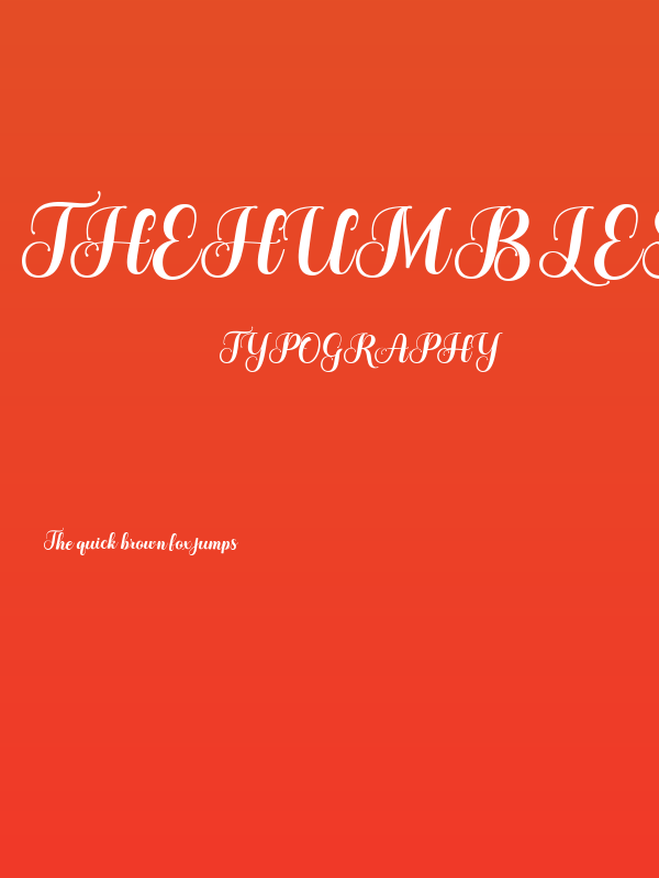 TheHumbleScript Poster