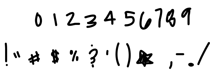 TheHundredClub Font OTHER CHARS