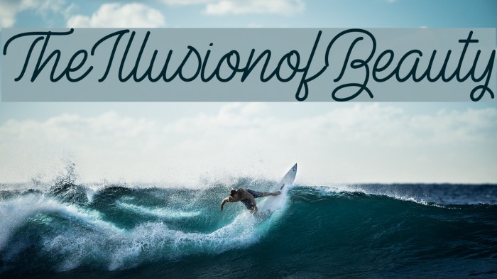 TheIllusionofBeauty Font examples