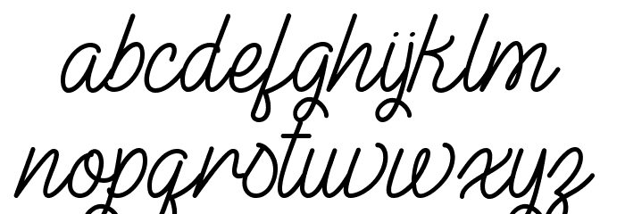 TheIllusionofBeauty Font LOWERCASE