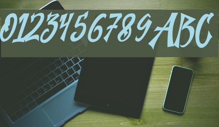 TheJazhDemo Font examples