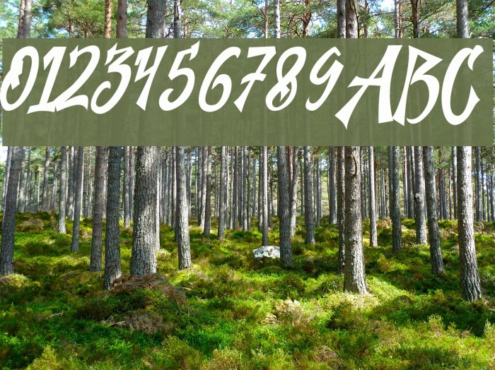 TheJazhDemo Font examples