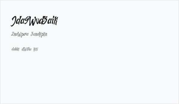 TheJazhDemo Business Card