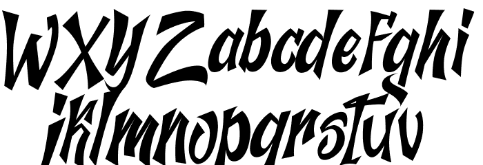 TheJazhDemo Font LOWERCASE