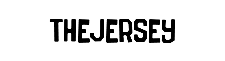 TheJersey Schriftart