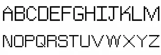 TheJewishBitmap Fonte MAIÚSCULAS