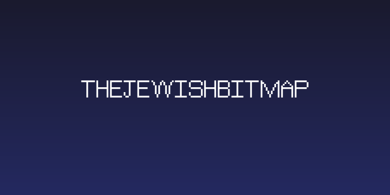 TheJewishBitmap Social Header