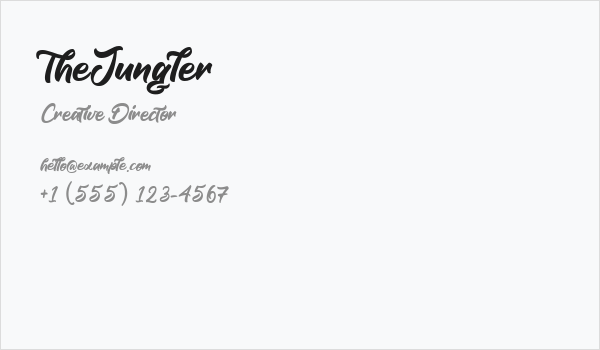TheJungler Business Card