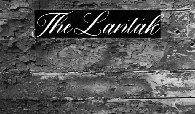 TheLantak Font examples