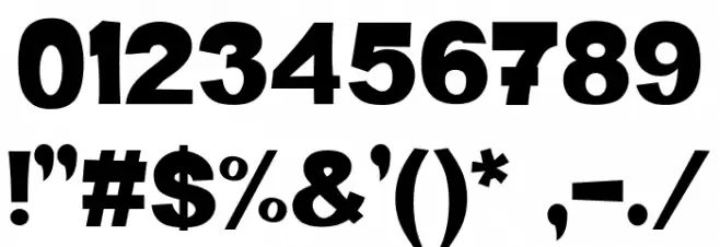 TheLaron Font Alte caractere