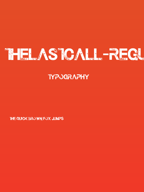 TheLastCall-Regular Poster
