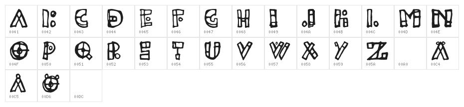 TheLeftSide Character Map