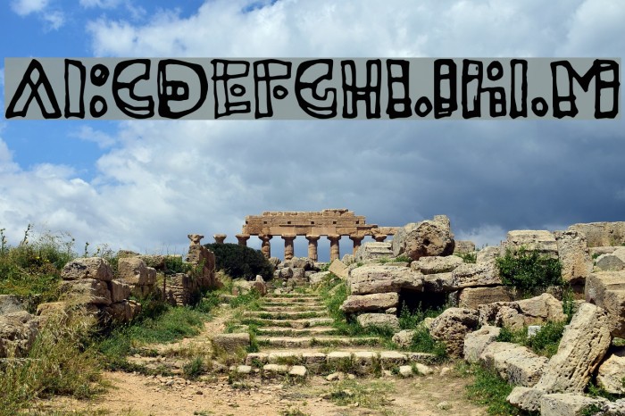 TheLeftSide Font examples