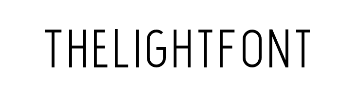 TheLightFont  नि: शुल्क फ़ॉन्ट्स डाउनलोड