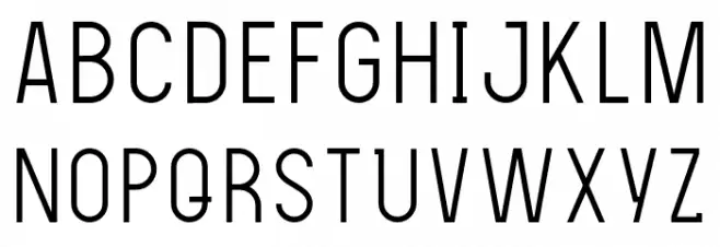 TheLightFont Fonte MAIÚSCULAS