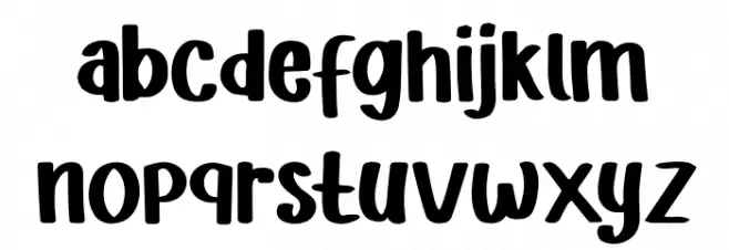 TheLima Font LOWERCASE