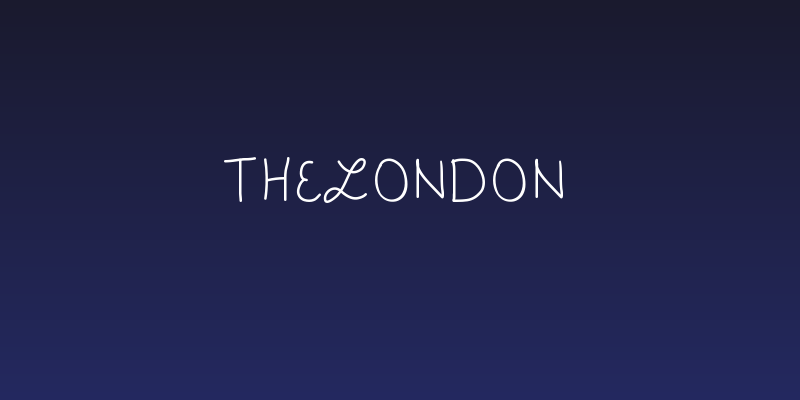 TheLondon Social Header