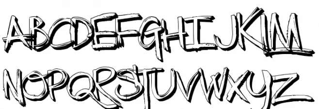 TheLowDown-Regular Schriftart Groß