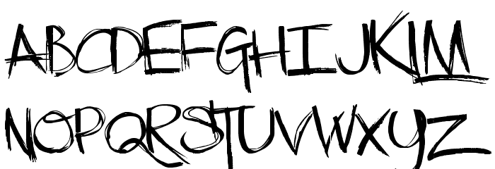 TheLowDown-Regular Font LOWERCASE