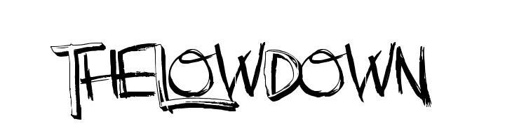 TheLowDown  Frei Schriftart Herunterladen