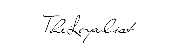 TheLoyalist  नि: शुल्क फ़ॉन्ट्स डाउनलोड