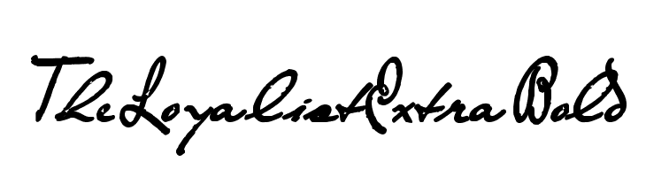 TheLoyalistExtraBold  Fuentes Gratis Descargar