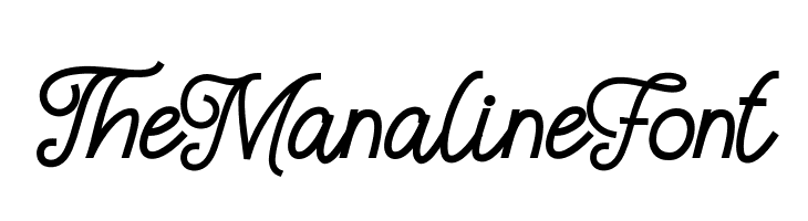 TheManalineFont  baixar fontes gratis