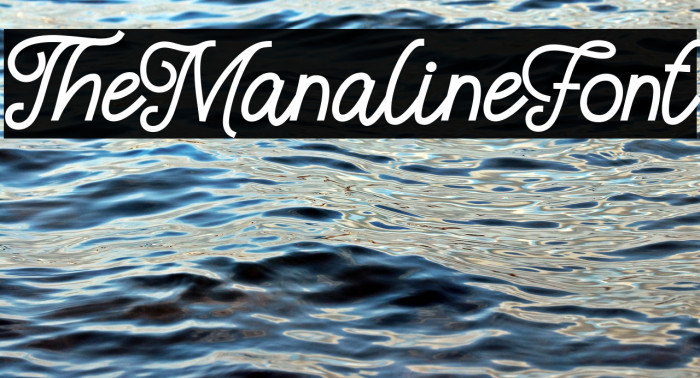 TheManalineFont Example 2