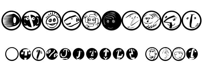 TheManyMKFacesVersionTwo Font OTHER CHARS