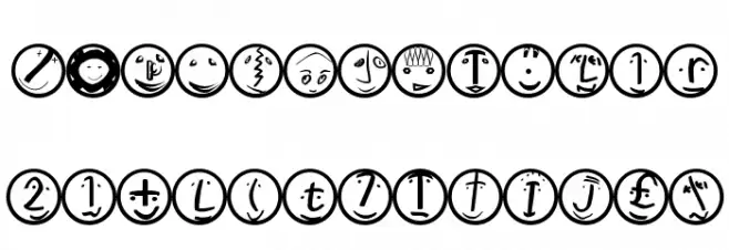 TheManyMKFacesVersionTwo フォント 大文字