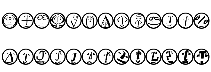TheManyMKFacesVersionTwo Font LOWERCASE
