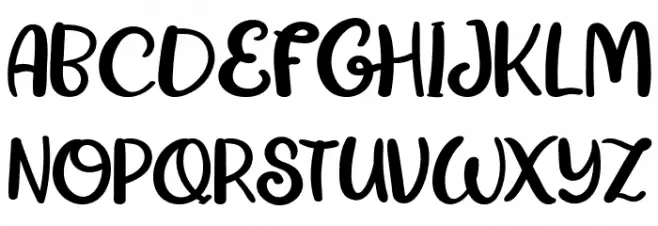 TheMarshmallowFREE Schriftart Groß