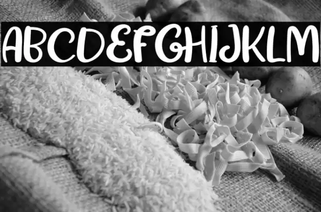 TheMarshmallowFREE Font examples